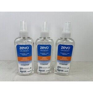 (3) Zevo On Body Mosquito and Tick Repellent  Bug Spray Pump Spray